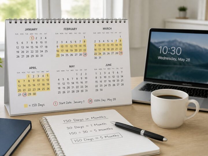 150 Dias São Quantos Meses: Como Calcular e Utilizar a Conversão